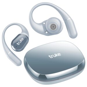 Truke Newly Launched Buds Liberty Open Ear Wireless Earbuds with 360Spatial™, 60H Playtime,(Slate Blue)