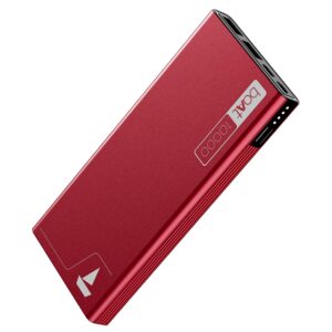 boAt Energyshroom PB300 Powerbank with 10000mAh Battery, 22.5w Fast Charging,(Martian Red)