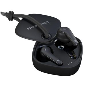 CrossBeats Slide Wireless Bluetooth Earphones for mobile TWS Earbuds Upto 100 Hours Playtime, Black