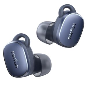 arFun Free Pro 3 Noise Cancellation Earbuds, Hi-Res Audio Wireless Certification, Multipoint, Navy Blue